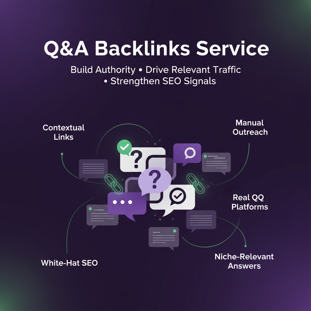 Premium Q&A Backlinks Service